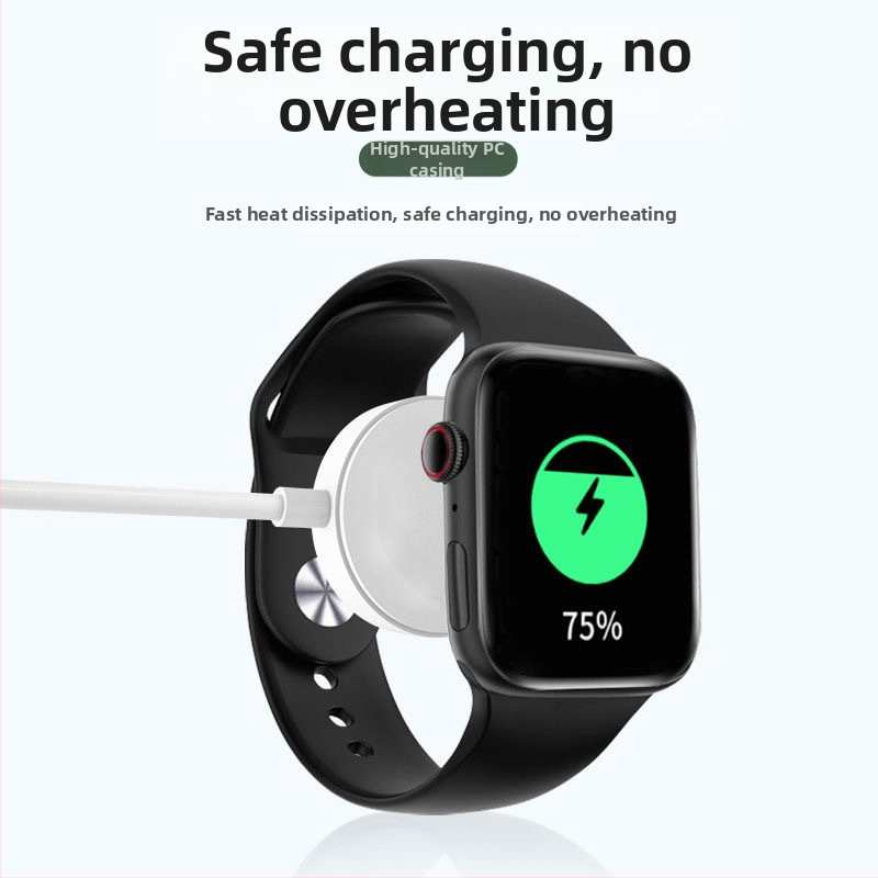 Išmaniojo laikrodžio belaidis įkroviklis su magnetiniu įkrovimu, Adaptuojamas įkrovimo protokolas, 0,5 A, 3 W