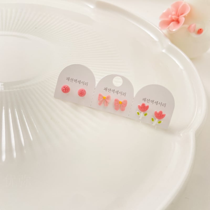 Keramičke naušnice - ručno izrađene, brend Yumi, oblici srce, cvijet, kaplja, za žene