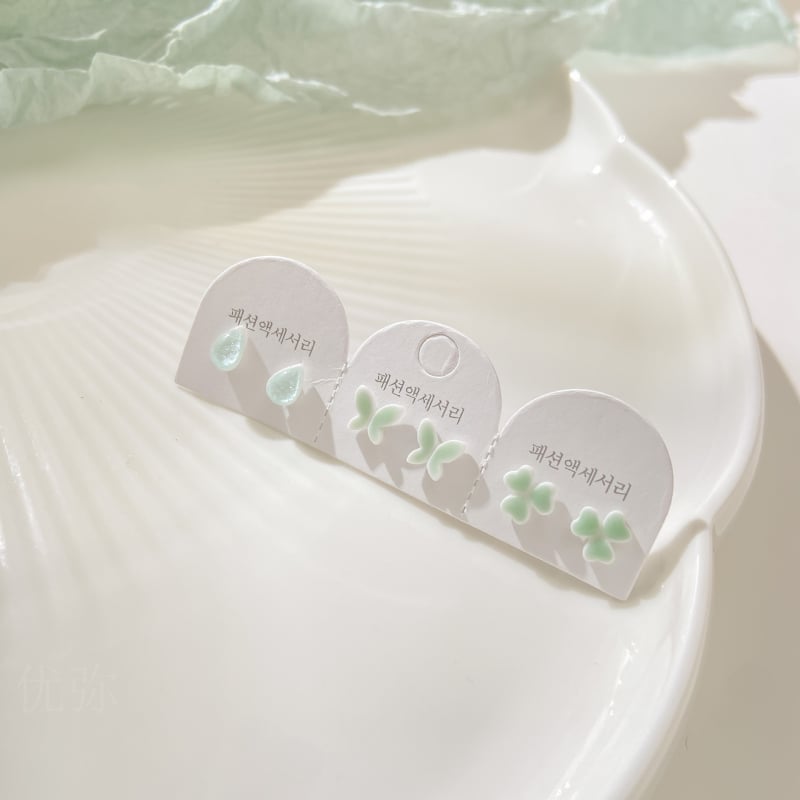 Keramičke naušnice - ručno izrađene, brend Yumi, oblici srce, cvijet, kaplja, za žene