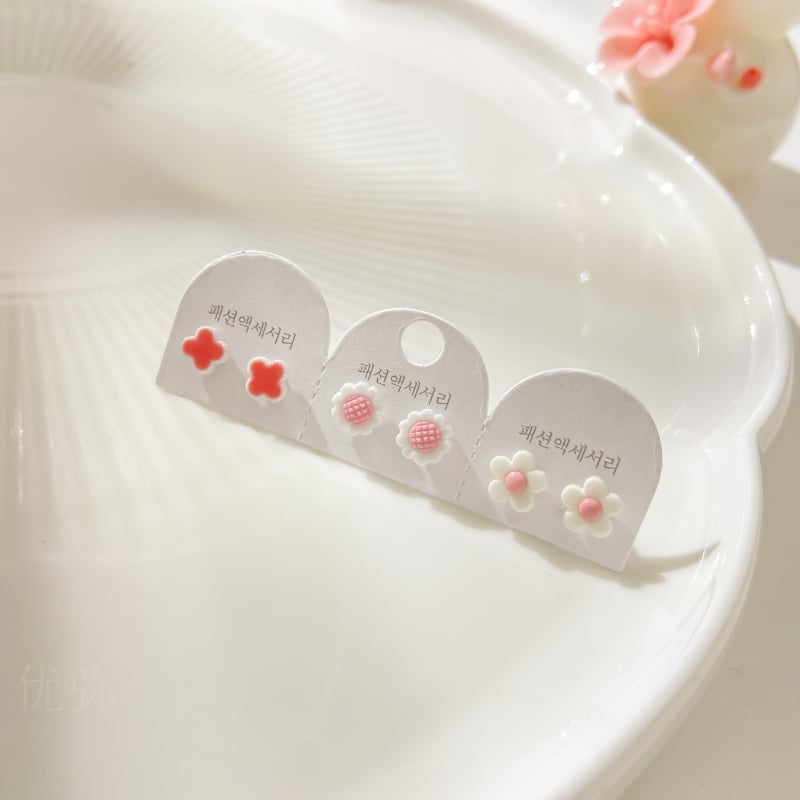 Keramičke naušnice - ručno izrađene, brend Yumi, oblici srce, cvijet, kaplja, za žene