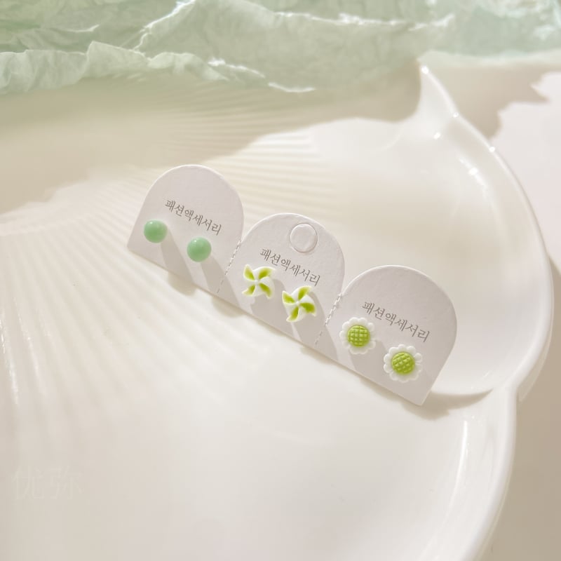 Keramičke naušnice - ručno izrađene, brend Yumi, oblici srce, cvijet, kaplja, za žene