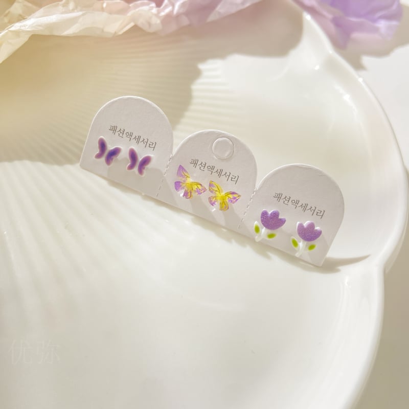 Keramičke naušnice - ručno izrađene, brend Yumi, oblici srce, cvijet, kaplja, za žene