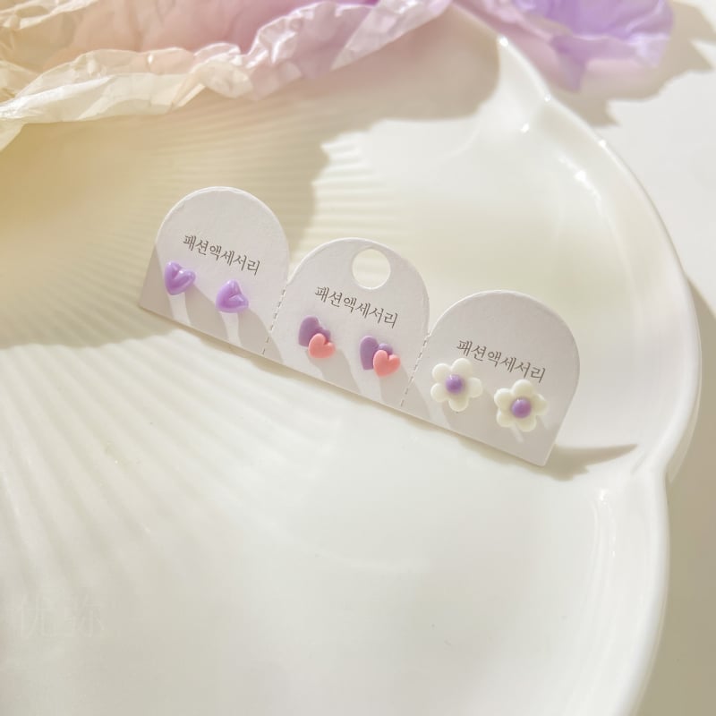 Keramičke naušnice - ručno izrađene, brend Yumi, oblici srce, cvijet, kaplja, za žene