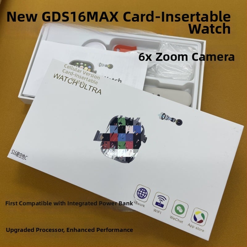 Chytré hodinky s 5G mobilnou konektivitou, kamera s 6x zoomom, slot na SIM kartu, AMOLED displej, kompatibilné s Androidom