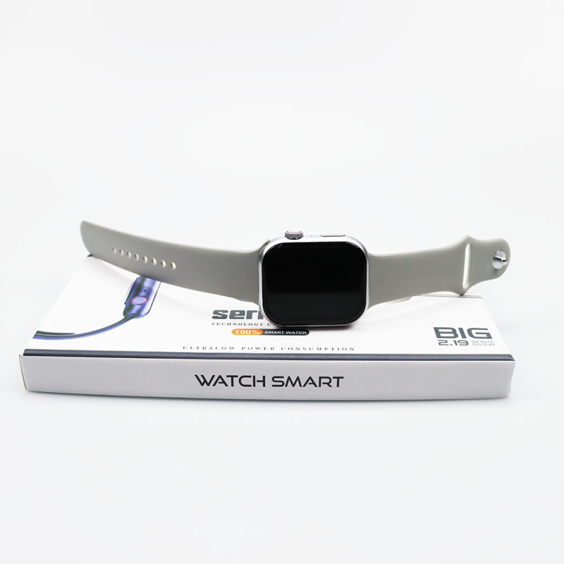Ceas inteligent cu apeluri Bluetooth, control de la distanță al camerei, monitorizare ritm cardiac, detectare oxigen din sânge și monitorizare a somnului; ecran TFT, carcasă din aliaj de aluminiu, încărcare magnetică, compatibil cu iOS
