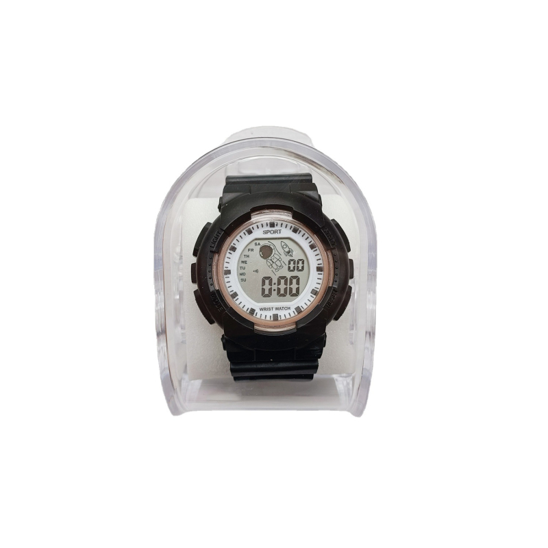 Ceas astronaut cu cadran spațial, ceas digital electronic pentru copii și elevi (Mișcare: electronică; Afișaj: numere; Rezistent la apă; Noctilucent; Carcasă: plastic)