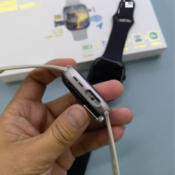 Ceas inteligent cu ecran AMOLED pătrat, 5G Wi‑Fi, procesor octa‑core, NFC și monitorizarea ritmului cardiac