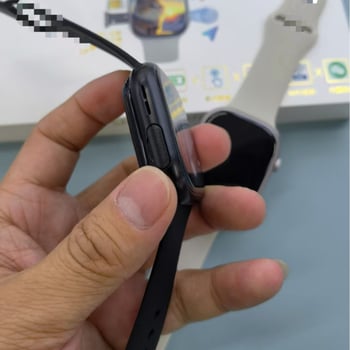 Ceas inteligent cu ecran AMOLED pătrat, 5G Wi‑Fi, procesor octa‑core, NFC și monitorizarea ritmului cardiac