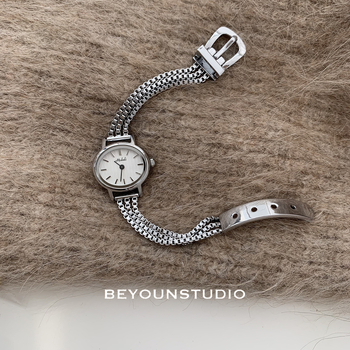 Ceas de femei cu cadran mic oval, design cu cataramă, stil lux discret, mișcare electronică Seagull, rezistență la apă 30M, oglindă din plastic, carcasă din sticlă