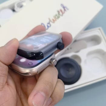 Ceas inteligent cu cip W527, ecran AMOLED pătrat de 44 mm, carcasă din aliaj de aluminiu, apeluri Bluetooth, compatibil Android