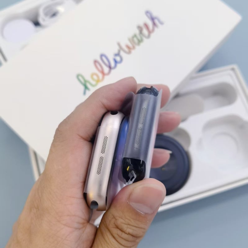 Ceas inteligent cu cip W527, ecran AMOLED pătrat de 44 mm, carcasă din aliaj de aluminiu, apeluri Bluetooth, compatibil Android