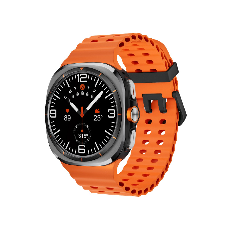 SK7Ultra Okosóra Bluetooth-szal és GPS-szel, Vér oxigénszint mérése, Ülő életmód emlékeztető, IP67 vízálló