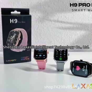 Okosóra H9 Pro Max – pulzusmérés, vér oxigénszint, vérnyomás, alvásfigyelés, Bluetooth-hívások