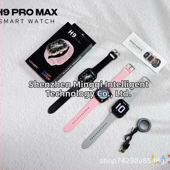 Okosóra H9 Pro Max – pulzusmérés, vér oxigénszint, vérnyomás, alvásfigyelés, Bluetooth-hívások