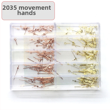 2035 mehhanismiga kellakäe komplekt, luminoosed käed: tunni-, minuti- ja sekundikäed; kolmetäieline disain; PC SL68-iga ühilduv, mudel 8017