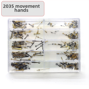 2035 mehhanismiga kellakäe komplekt, luminoosed käed: tunni-, minuti- ja sekundikäed; kolmetäieline disain; PC SL68-iga ühilduv, mudel 8017