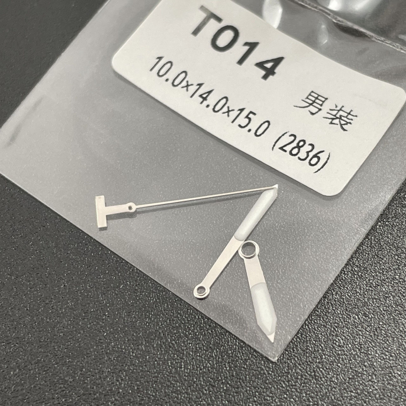 Csere óraszerkezet szett T014 – férfi, világító háromkezes, 2836-os mozgató