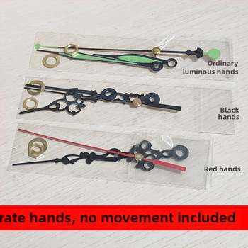 Kvartsseina kellamehhanism käepidemetega, plastkorpus, tootekood YXD-5168+514, kaasaegne minimalistlik stiil