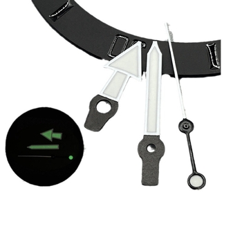 Kella käed rüütli stiilis NH35-36-38-70-71-72 mehhanismidele – ultra helendavad