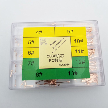 Set de ace pentru ceas, mișcare 2035 PC, design cu trei ace, 500 bucăți, Taryn, Guangdong