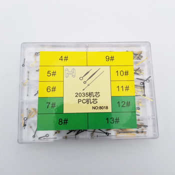 Set de ace pentru ceas, mișcare 2035 PC, design cu trei ace, 500 bucăți, Taryn, Guangdong