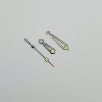 NH35 pulksteņa rādītāji, C3 luminozoši, ūdensizturīgi līdz 300 m, Seiko rezerves daļas, iepakojumā 100 gab.