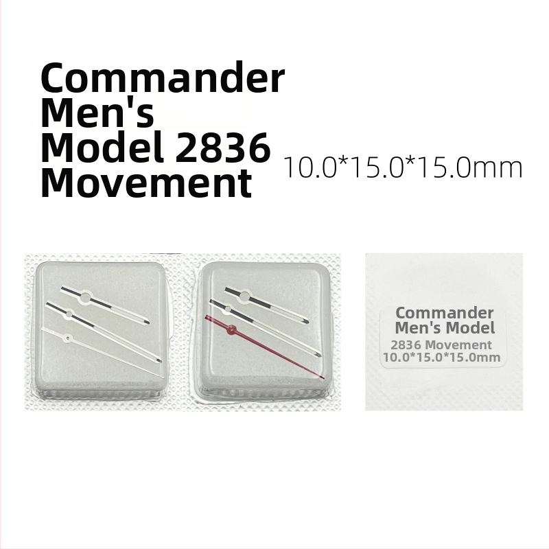 Laikrodžio rankų rinkinys 2824/2836 mechanizmams, šviesos rodyklės valandoms, minutėms ir sekundėms – suderinama su Commander