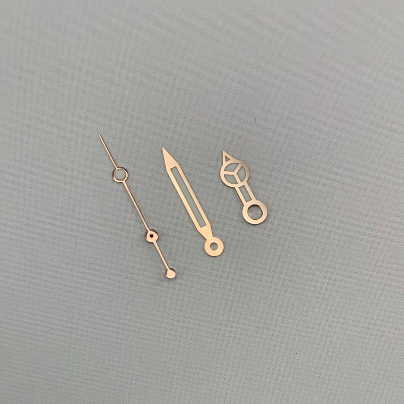 Ace de ceas - oțel inoxidabil, stil Mercedes, luminoase, mâini modificate, compatibile cu mecanisme NH35/NH36