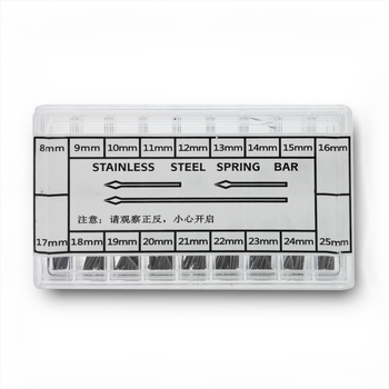 Accesorii pentru ceasuri, oțel inoxidabil, în cutie, pachet de 10, origine Guangdong, listare 2021.