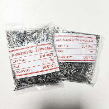 Ax de ceas din oțel inoxidabil, cu ax fără sudură, suport dublu și pin arc