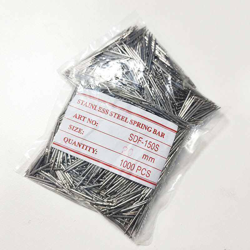 Ax de ceas din oțel inoxidabil, cu ax fără sudură, suport dublu și pin arc