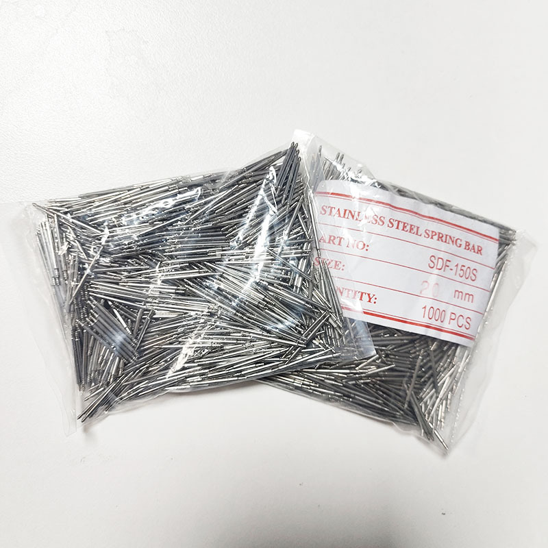 Ax de ceas din oțel inoxidabil, cu ax fără sudură, suport dublu și pin arc