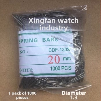 Știfturi din oțel inoxidabil pentru curea de ceas, capete duble, pachet 1000 buc.