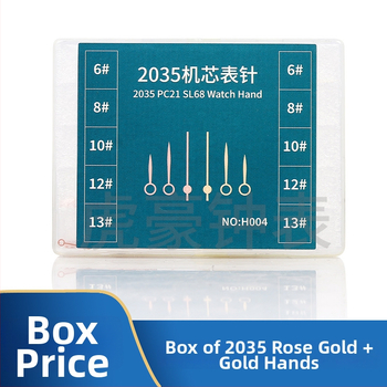 Ručičky hodin pre quartz pohon – 2035, PC21, SL68, svietiace