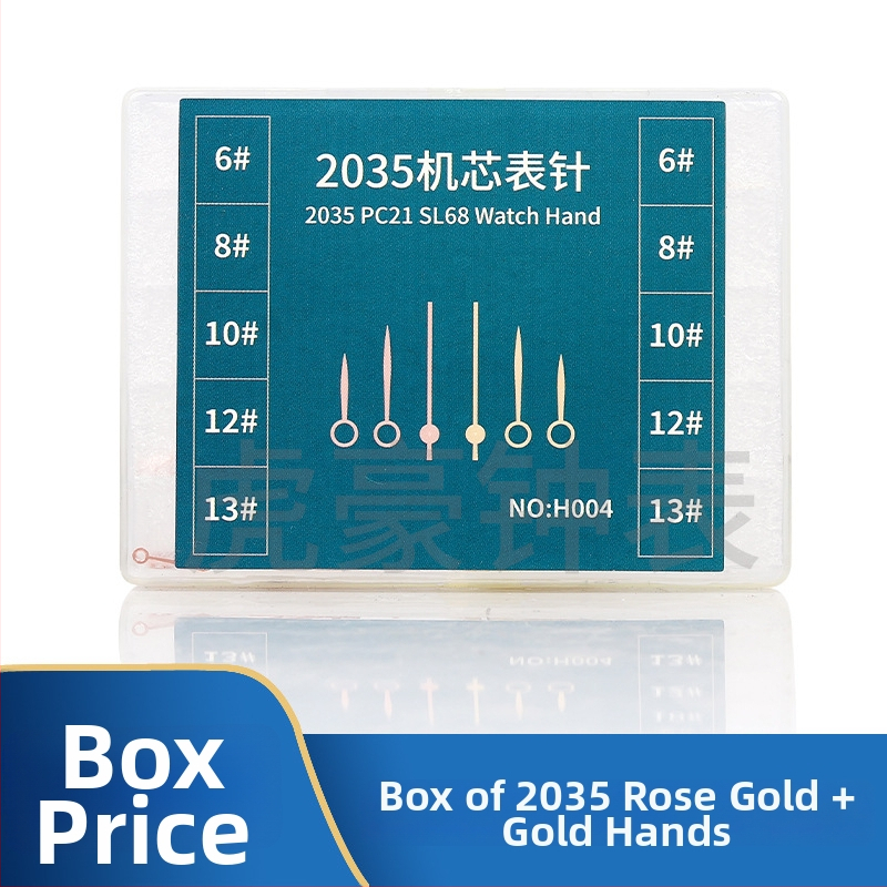 Ručičky hodin pre quartz pohon – 2035, PC21, SL68, svietiace