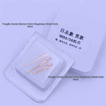 Set de ace pentru ceas – Seria Log, pentru mecanisme NH35/NH36 (oră, minut, secundă) pentru ceasuri de bărbați