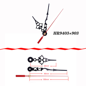 Кварцов механизъм за стенен часовник с HR9403 метални стрелки — безшумен ход, метален корпус, възможност за персонализация
