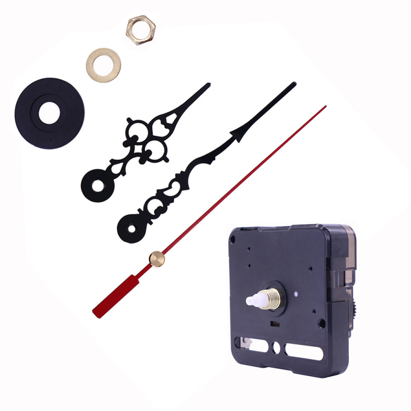 Кварцов механизъм за стенен часовник с HR9403 метални стрелки — безшумен ход, метален корпус, възможност за персонализация