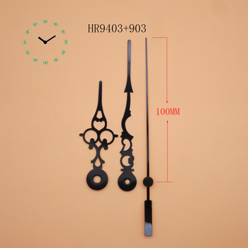 Комплект цветеобразни часовникови стрелки HR9403 със 903-секундна стрелка за стенни часовници, метал, модерен минималистичен стил, HR/Hengrong