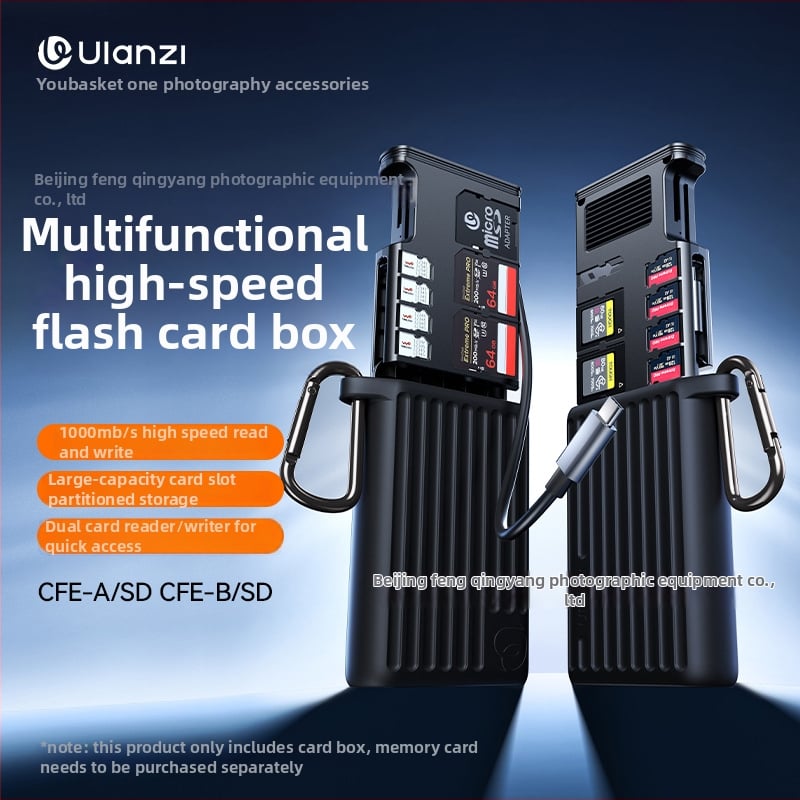 SD-kártya tok X055/X056 — USB-C, USB 3.2 Gen 2, Beépített, Anyag: fém/szilikon