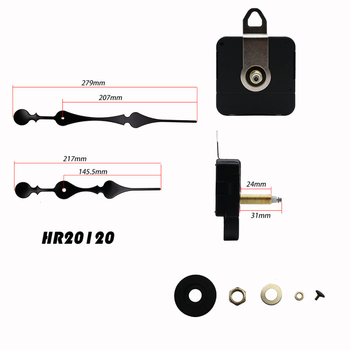 HR1688 стенен часовников механизъм, дълъг вал и висок въртящ момент, метален корпус, кварцов механизъм, възможност за персонализация