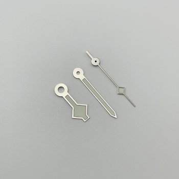 Set de ace pentru ceas cu design de fulă de zăpadă – Luminate, pentru ora, minut și secundă, compatibile cu NH35/NH36, 7S26/7S36, 4R35/4R36 – Toamnă 2024