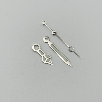 Mâini de ceas în stil Mercedes, din oțel inoxidabil, luminoase, compatibile cu mecanisme NH35/NH36