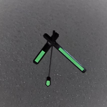 Modificirane kazaljke za satove sa zelenim luminescentnim pokazivačem, NH35/36/4R/7S mehanizam, 1 komad u kutiji, ljetno izdanje 2024