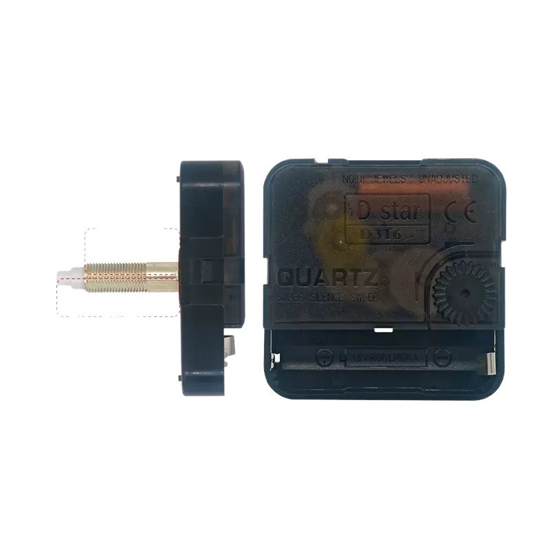 Quartz μηχανισμός ρολογιού για τοίχο, αθόρυβος μηχανισμός κίνησης, πλαστικό περίβλημα, μοντέρνος μινιμαλιστικός σχεδιασμός, διαθέσιμη προσαρμογή