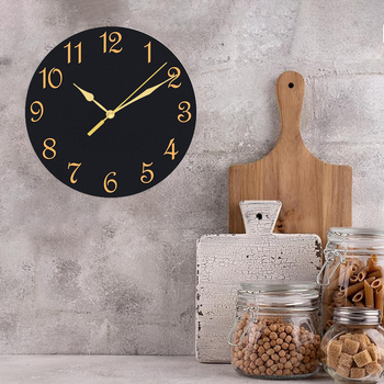 Tiho kvarcni mehanizam za satove s 10 parova kazaljki za DIY satove, plastično kućište, moderan jednostavan stil