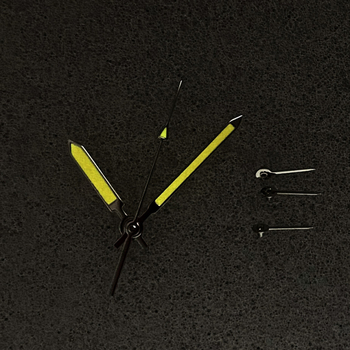 Set de ace pentru ceas VK63 – indicatoare albe și portocalii, 6 bucăți, iluminare verde luminoasă, compatibil cu mecanismul japonez VK63