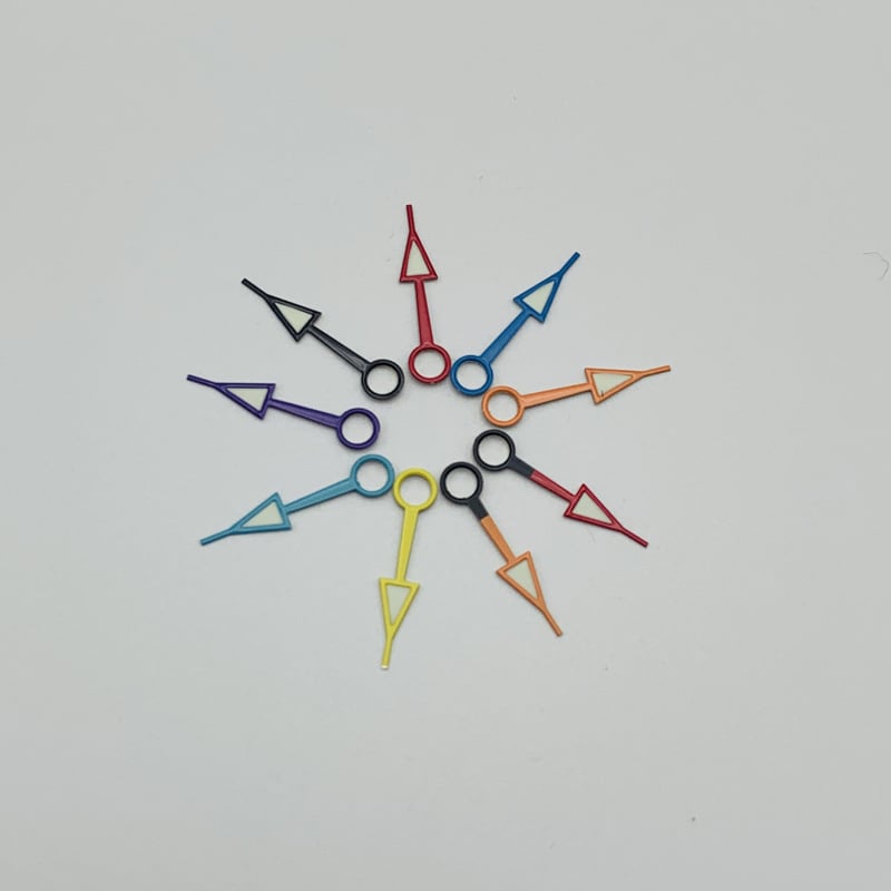 GMT mâini de ceas luminoase pentru NH34 mișcare — 100 bucăți în cutie, origine Guangzhou, lansare toamnă 2024, fără import