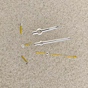 VK63 sada ručičiek na hodinky, šest kusov, svietiace, kompatibilné s VK63 japonským quartz pohonom