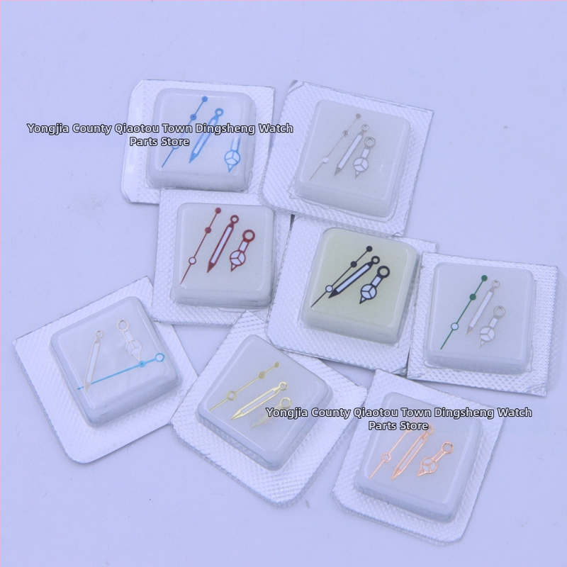 Valgustuvad kolmekäelised kellakäed NH35/NH36 mehhanismidele – tunni-, minuti- ja sekundikäe asendamine